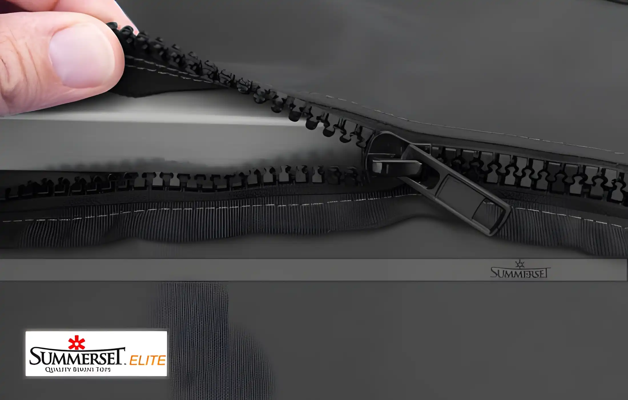 Heavy duty #10 zippers on each sleeve allow for easy install and removal