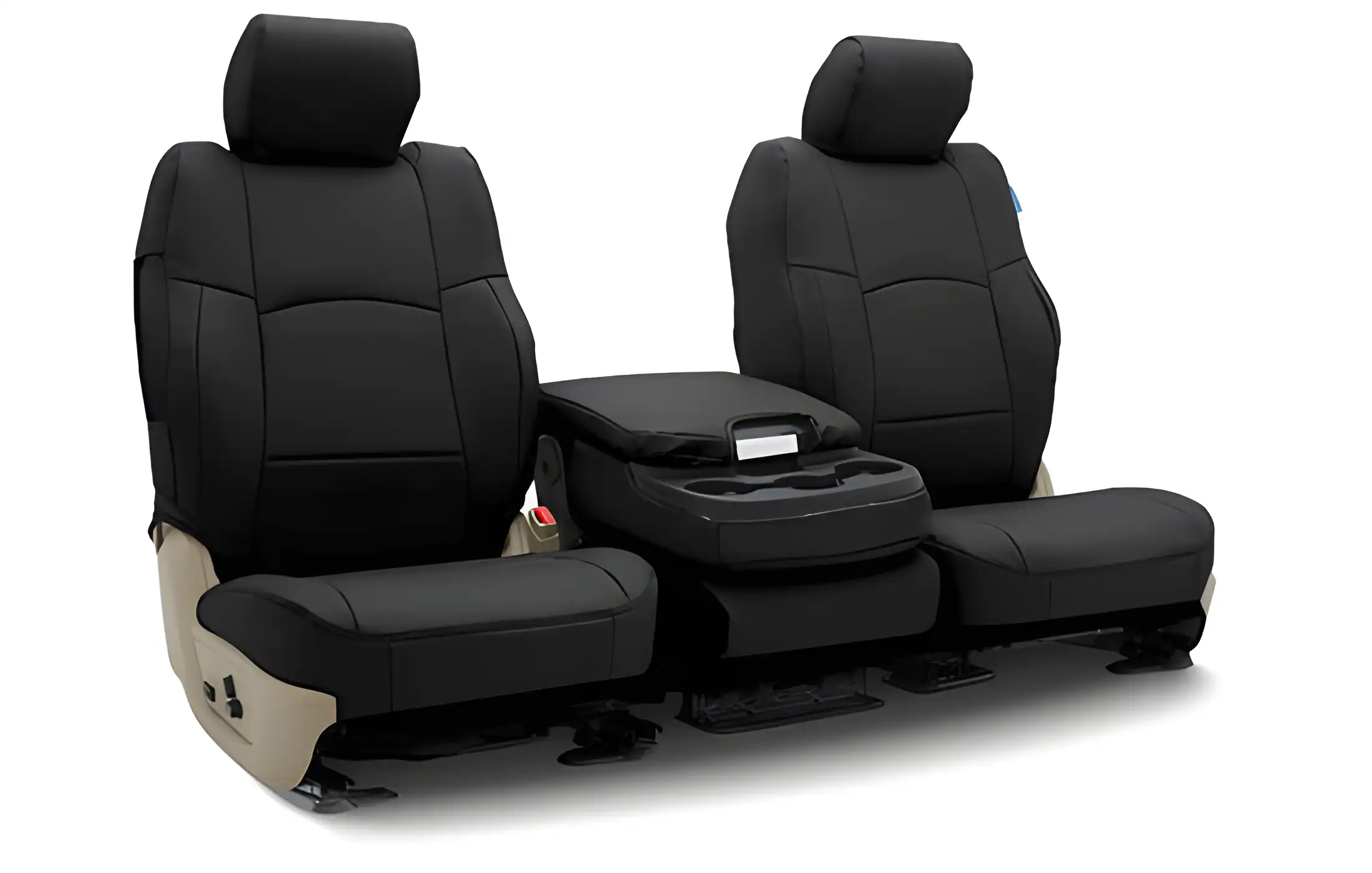 premium leatherette custom seat covers folded