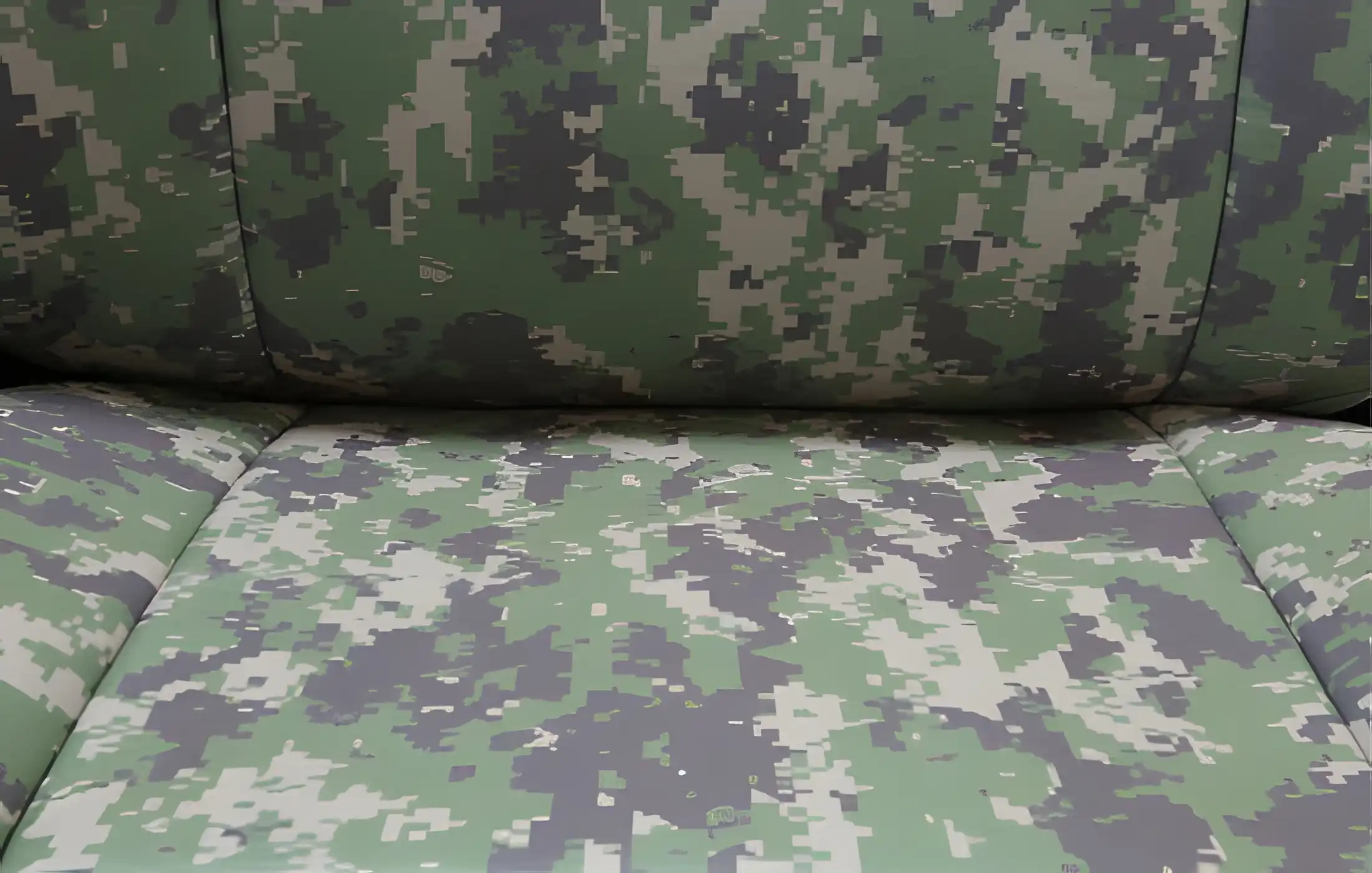 digital camo custom seat covers seat material