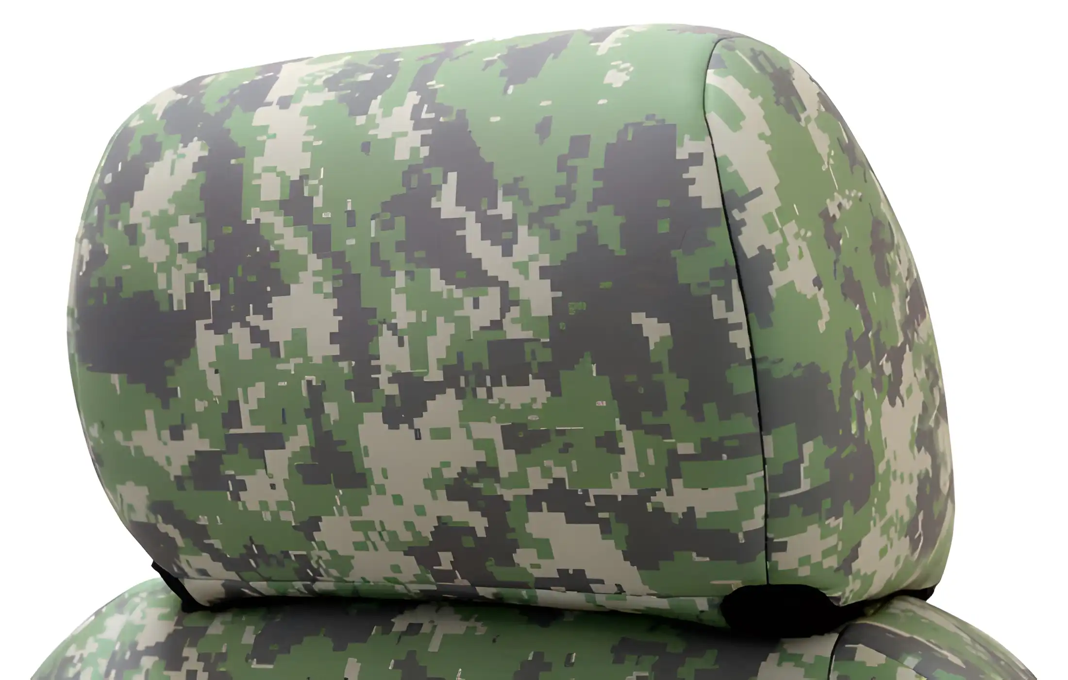 digital camo custom seat covers headrest