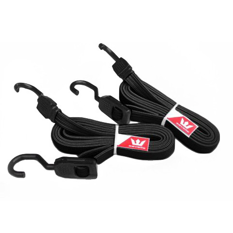 (2) Adjustable 6' Flat Bungee Straps